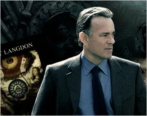 Tom Hanks representando Robert Langdon