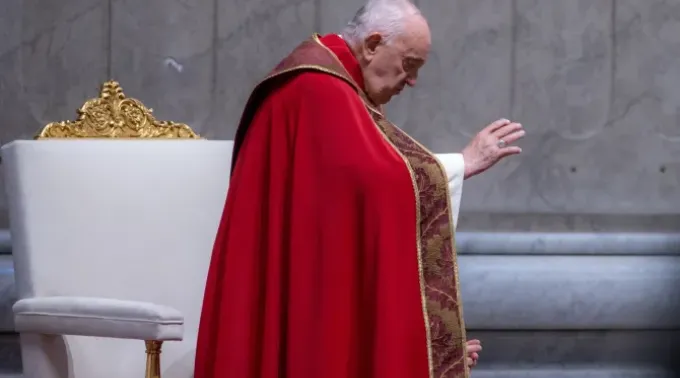 Papa Francisco na missa na solenidade de Pentecostes