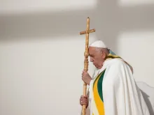 Papa Francisco hoje (29), na missa de encerramento da sua viagem a Bélgica