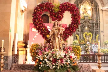 Nossa Senhora do Carmo na basílica a ela dedicada em São Paulo (SP)