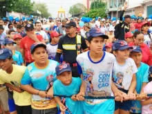 Procissão do 18º Círio das Crianças da Imaculada Conceição, em Santarém (PA)