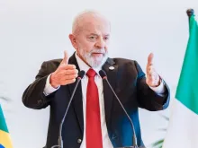 Lula em coletiva de encerramento da Cúpula do G7,no dia 15 de junho