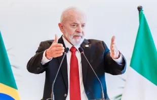 Lula em coletiva de encerramento da Cúpula do G7,no dia 15 de junho