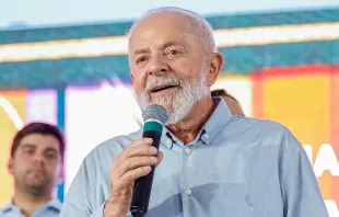 Lula durante a cerimônia de anúncios de investimentos de mobilidade e energia para o Maranhão