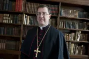 O bispo auxiliar de Westminster, dom John Sherrington, responsável por questões relacionadas à vida da Conferência dos Bispos Católicos da Inglaterra e País de Gales.