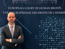 Jean-Paul Van De Walle, advogado da ADF International, na sede do Tribunal Europeu dos Direitos Humanos.
