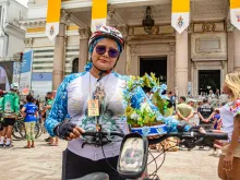 Arlinda Dias no Santuário Basílica Nossa Senhora de Nazaré.