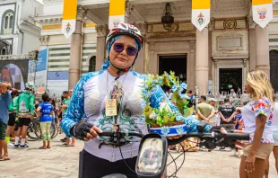 Arlinda Dias no Santuário Basílica Nossa Senhora de Nazaré.