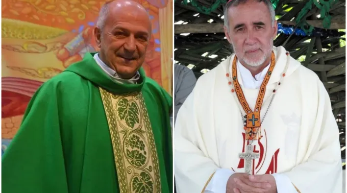 Padre Moacir Goulart e dom Celmo Lazzari