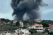 Bombardeios no sul do Líbano em setembro de 2024.