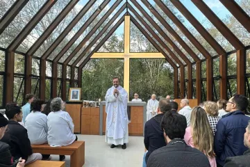 Capela São João Batista Scalabrini, no Complexo Cristo Protetor, em Encantado (RS)