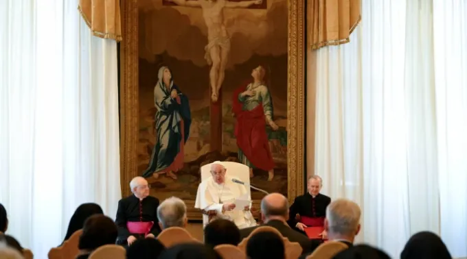 Audiência do papa Francisco com a Família Calasancia. ?? 