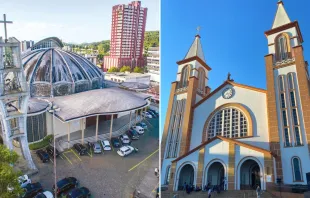 Catedral São Francisco Xavier de Joinville (SC) e Catedral Santo Antônio de Chapecó (SC).