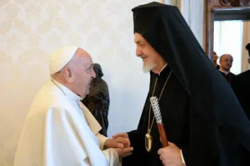 Fotografia da audiência no Vaticano em 28 de junho .