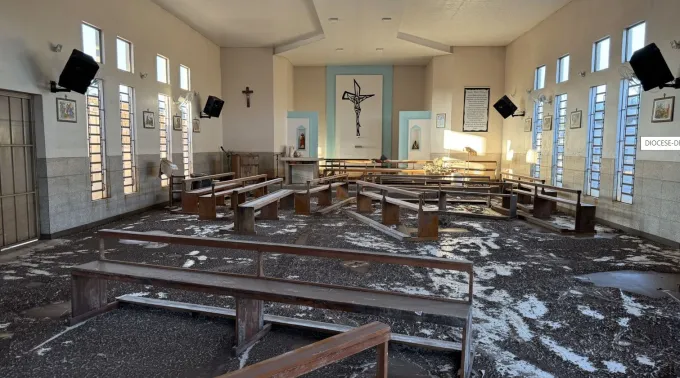 Igreja destruída pela enchente na diocese de Novo Hamburgo