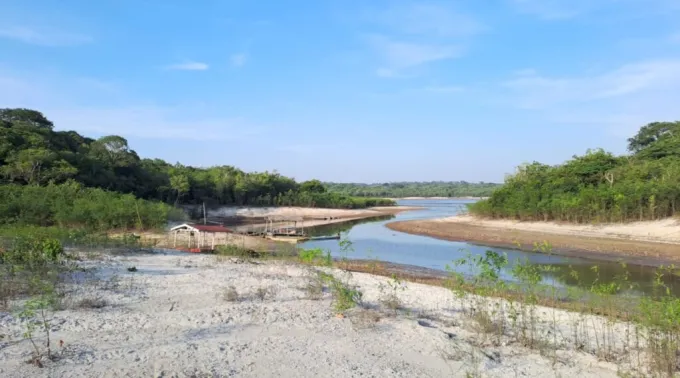 Seca no Amazonas. ?? 