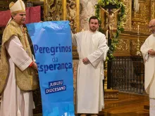 O cardeal Américo Aguiar na abertura do Jubileu 2025 na diocese de Setúbal