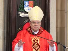 O bispo de Petrópolis, dom Joel Portella Amado