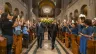 Missa de entronização de Nossa Senhora Aparecida na basílica do Santuário Nacional da Imaculada Conceição em Washington, DC.