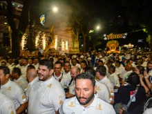 Guardas de Nazaré na trasladação do Círio de Nazaré 2024.