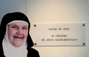 Irmã Cristina de Jesus Sacramentado.