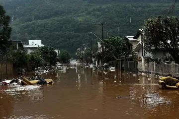 Enchentes no município de Muçum (RS)