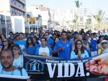 Ato pela Vida em Salvador realizado pela Rede Missionária de Caridade