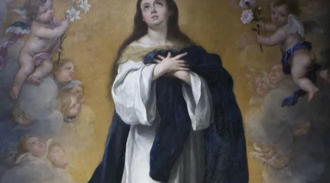 A Imaculada Conceição, pintura de Murillo. ?? 