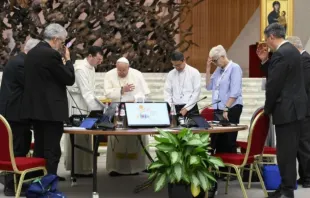 Papa Francisco durante uma congregação