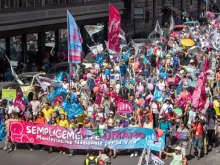 Milhares de pessoas de toda a Itália participam na Manifestação Nacional pela Vida em Roma no dia 22 de junho.