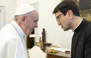 Papa Francisco com Dom Raimo Goyarrola.