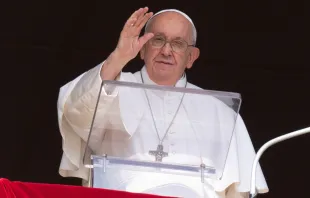 Papa Francisco no Ângelus de hoje, 15 de outubro, na praça São Pedro.