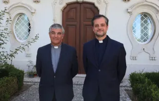 Os bispos auxiliares nomeados de Lisboa, Nuno Isidro e Alexandre Palma