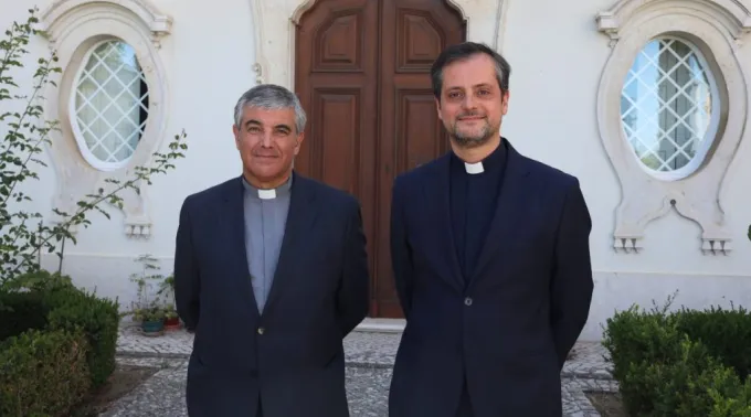 Os bispos auxiliares nomeados de Lisboa, Nuno Isidro e Alexandre Palma