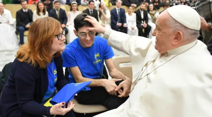 Imagem de arquivo de uma Audiencia Geral do papa Francisco. ?? 