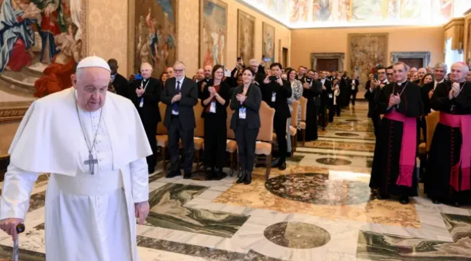 Papa Francisco recebe capelães e responsáveis pela pastoral universitária no Vaticano. ?? 
