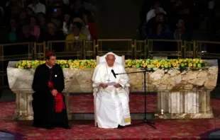 Papa Francisco no encontro com bispos e religiosos da Bélgica