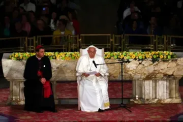 Papa Francisco no encontro com bispos e religiosos da Bélgica