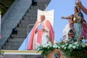 Papa Francisco na missa que celebrou em Ajaccio, França