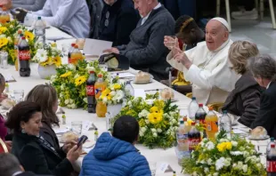 Papa Francisco no almoço no Vaticano pelo Dia Mundial dos Pobres