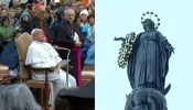 A bela oração do papa Francisco à Imaculada Conceição na Praça de Espanha, em Roma