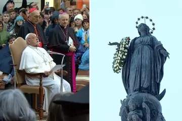 Papa Francisco reza a Imaculada Conceição