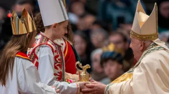 Papa Francisco na missa da Solenidade de Maria Mãe de Deus.