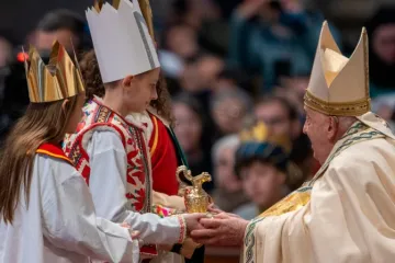 Papa Francisco na missa da Solenidade de Maria Mãe de Deus.