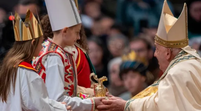 Papa Francisco na missa da Solenidade de Maria Mãe de Deus. ?? 