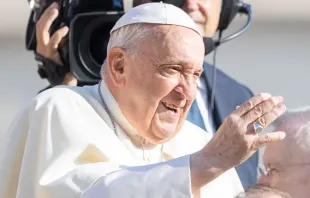 Papa Francisco na Praça de São Pedro, no Vaticano