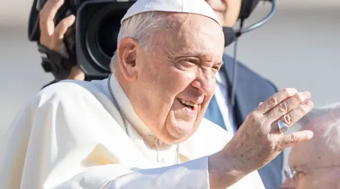 Papa Francisco na Praça de São Pedro, no Vaticano