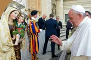 Papa Francisco e Nossa Senhora do Carmo no Vaticano
