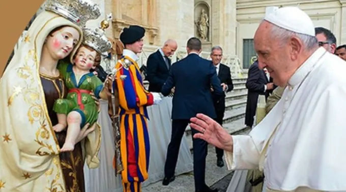 Papa Francisco e Nossa Senhora do Carmo