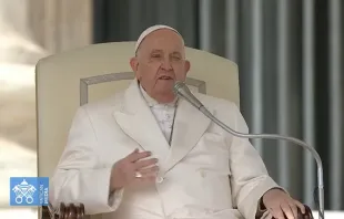 Papa Francisco, durante a Audiência Geral do dia 6 de março de 2024 na Praça de São Pedro.